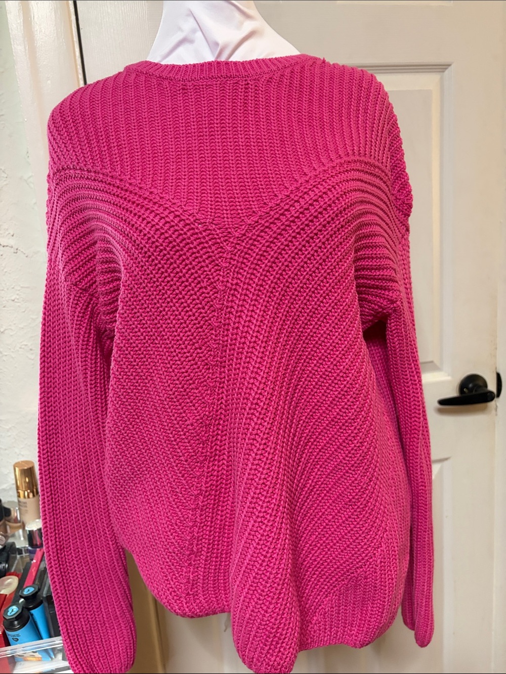 Rachel Zoe Vibrant Fuchsia Crewneck Sweater